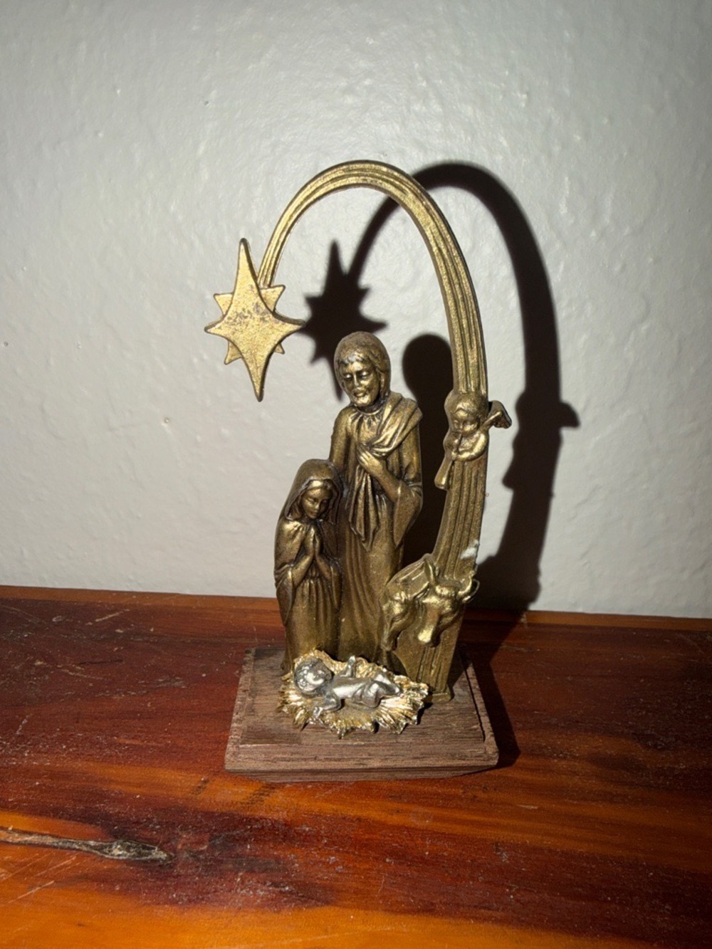Vintage Holy Family Nativity Scene Statue Italy